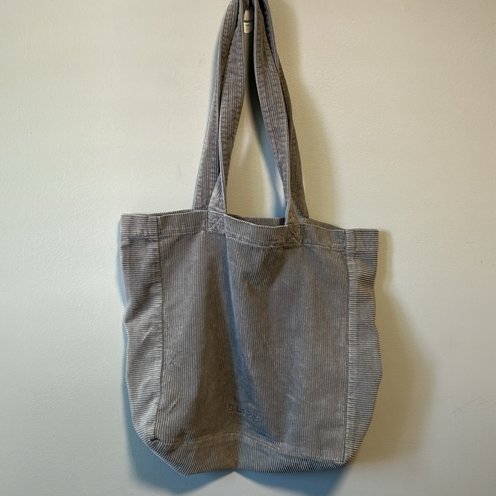 DL1961 Corduroy Minimalist Academia Tote Bag